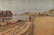 Paul Signac River oil painting